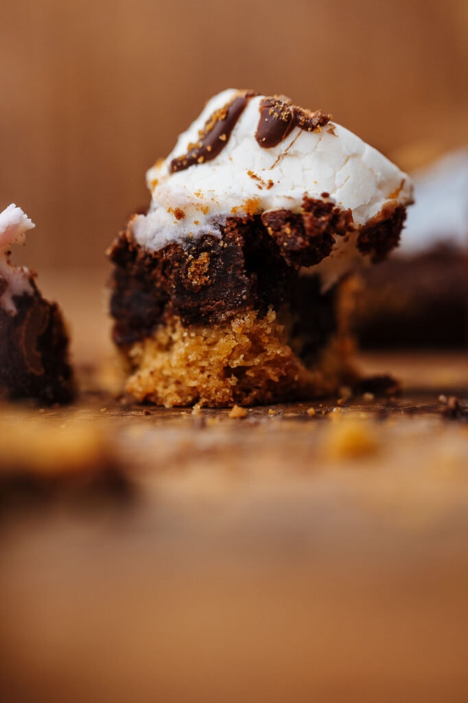 Delicious chocolate chip cookie with a marshmallow topping and drizzled chocolate, perfect for food photography in Rutland.