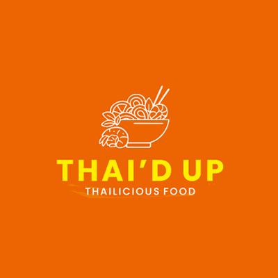 High-quality image of Thai takeaway dishes, showcasing vibrant noodles and fresh ingredients, perfect for Thai'd Up takeaway menu promotion.